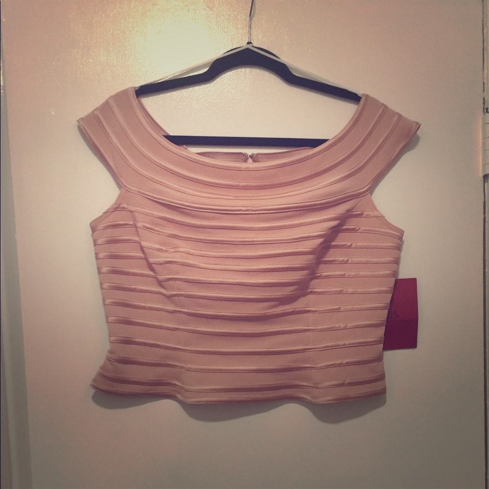 NWT JS Collections Pink Top SZ 14